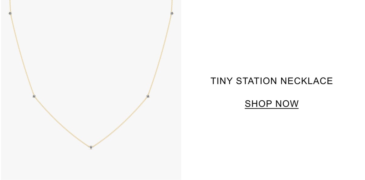 Image of Tiny Station Necklace. Shop Now.