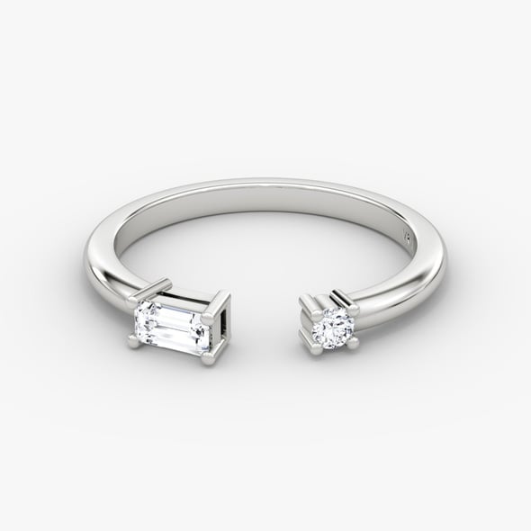 Petite East-West Cuff Ring