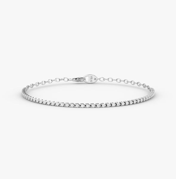 Half Tennis Bracelet