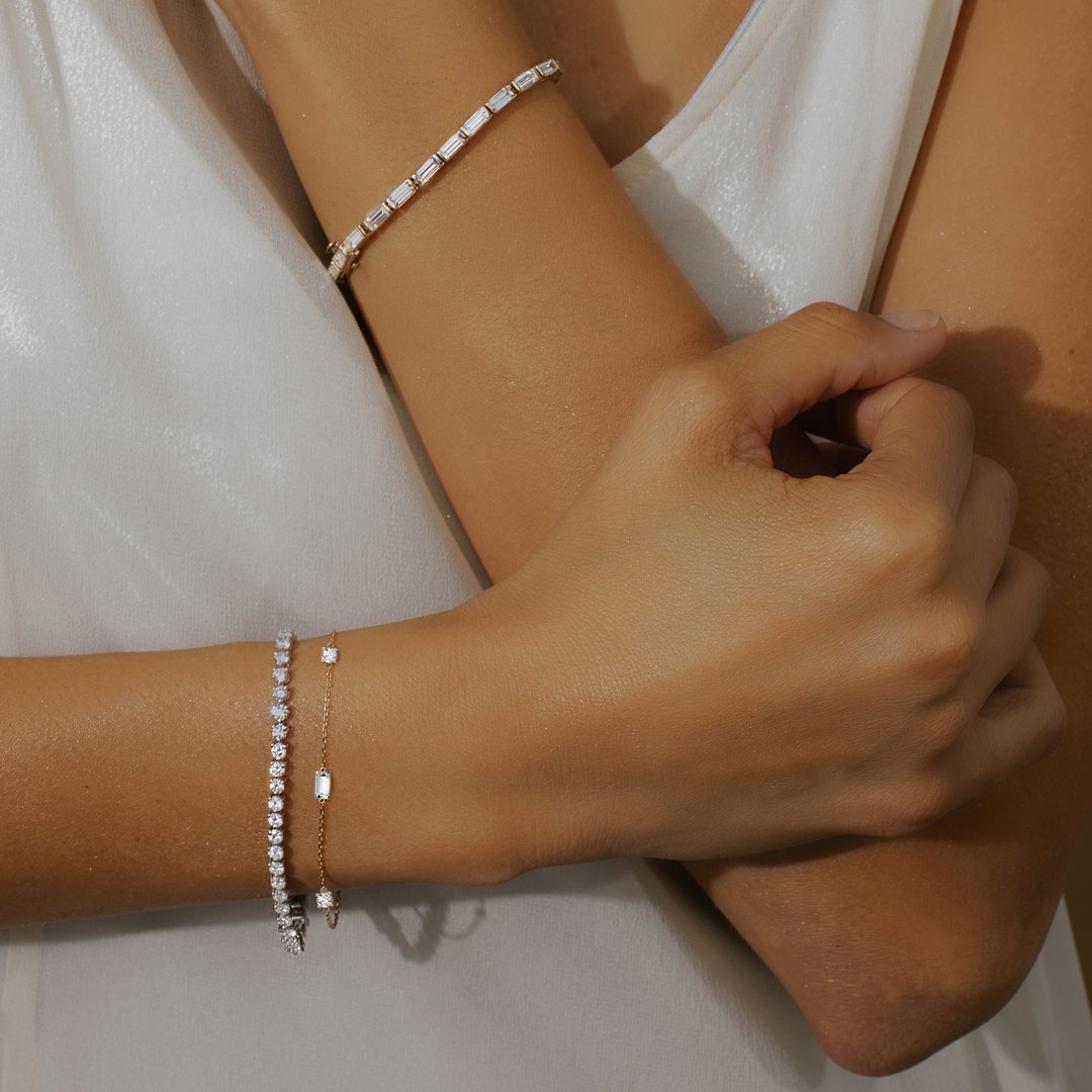 Mixed Shape Station Bracelet