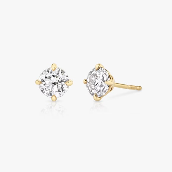 Solitaire Studs - YG