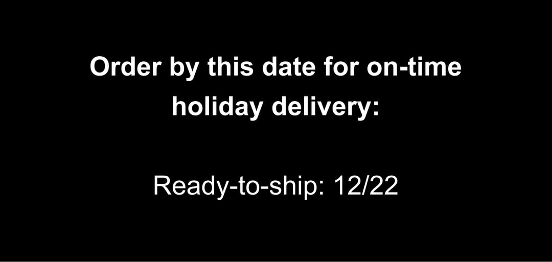 Holiday Delivery Cut Off Dates