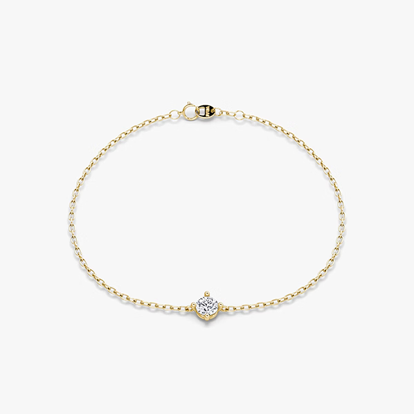 Petite Solitaire Bracelet - YG