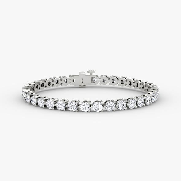 Tennis Bracelet - Round Brilliant - WG