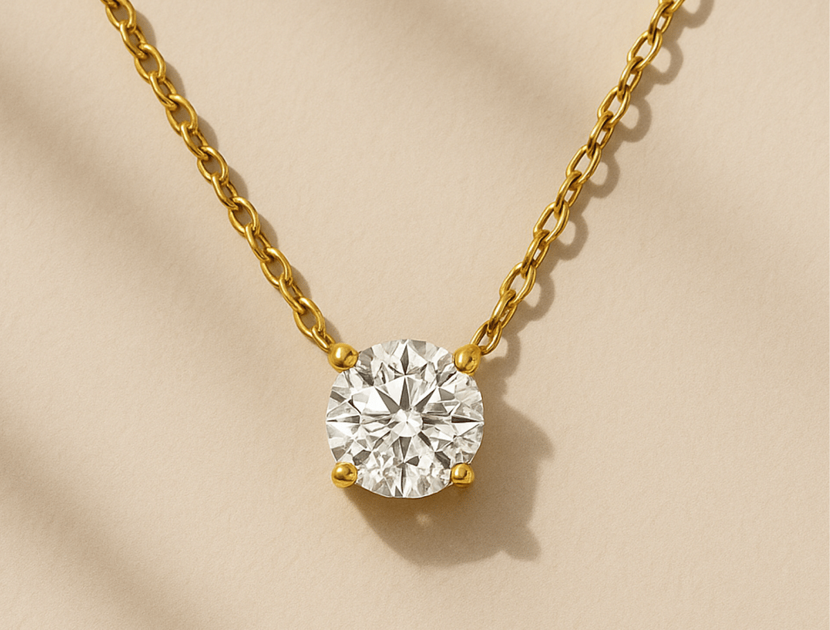 Our gift of gratitude - Solitaire Necklace