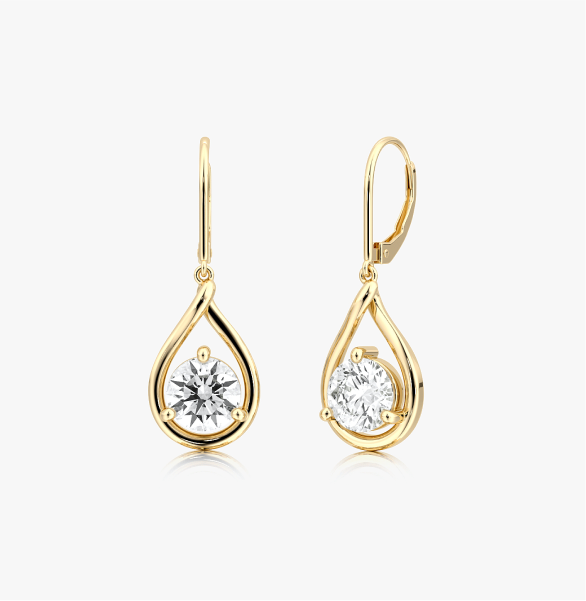 PEAR SILHOUETTE EARRINGS